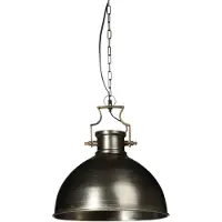 Relaxdays 10019222, 1 lamp, E27, bronskleurig