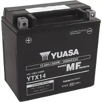 Yuasa AGM YTX14 / 102566 accu (12V, 12Ah, 200A)