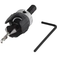 Wolfcraft Voorboor | Verzinkboor + D-stop | Ø3,2-12mm | 1 stuk - 2544000