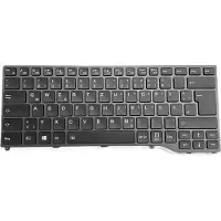 T-ProTek DUITSE toetsenbord, zwart, met verlichting, voor Fujitsu Lifebook U478