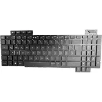 T-ProTek Duits toetsenbord met achtergrondverlichting, compatibel met de ASUS ROG Strix GL504GW-ES012T