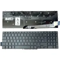 T-ProTek Toetsenbord - Kleur: Zwart - Randloos - Zonder achtergrondverlichting - Duits toetsenbordindeling, compatibel met Dell Inspiron 15-5765