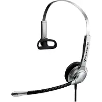 Epos SH 335, Kabel, Kantoorgebruik / callcenter, Hoofdtelefoon met microfoon, Zilver