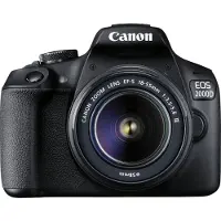 Canon EOS 2000D Body + 18-55mm + Tas + SD-kaart - Zwart