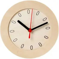 Creativ Company Wandklok met houten frame, 15 cm, multiplex, 1 stuk.