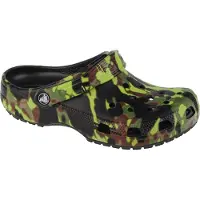 Crocs Classic Spray Camo Clogs Groen EU 28-29 Meisje