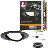Paulmann 92460 Nova Plus LED-inbouwlamp LED GU10 Zwart (mat)