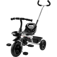 HyperMotion Toddler Driedicie met pushgreep-Verstelbaar voor eeuwen