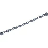 LEGO : 5x ketting, donkergrijs