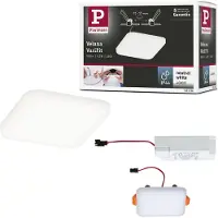 Paulmann 92396 EB Panel Veluna VariFit LED-inbouwlamp LED LED vast ingebouwd 4.50 W Satijn