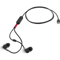 Lenovo Go 4XD1C99220 - Bedraad - Actieve ruisonderdrukking - USB-C - Zwart
