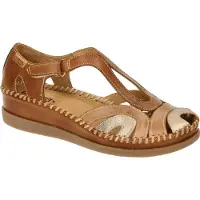 Pikolinos Sandaal 'Cadaques' camel / cognac / goud