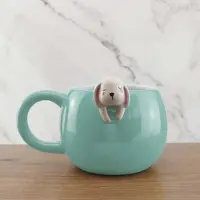 Winkee - Pet Friends Koffiekop Konijn I Deze schattige koffiekop en thebeker, groot formaat I Leuke koffiemok I Grote beker, ongeveer 350 ml