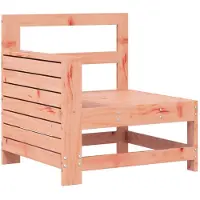 vidaXL Tuinbank met armleuning 69x62x70,5 cm massief douglashout