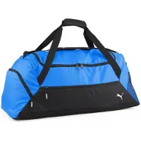 Puma teamGOAL Teambag L Unisex sporttas - Electric Blue Lemonade-Black