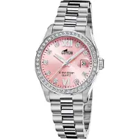 Lotus Analoog horloge pink