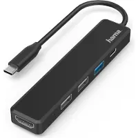 Hama USB-C 00200117 Dockingstation Geschikt voor merken: universeel met oplaadfunctie, voeding U