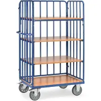 Fetra Fechtel Hauptartikel 8311-1 Etagewagen Universeel Staal Poedercoating Laadvermogen (max.): 500 kg Stralend blauw (RAL 5007)