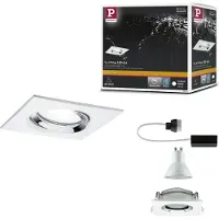 Paulmann Nova Plus Inbouwlamp voor badkamer LED GU10 6 W IP65 Wit (mat), Chroom
