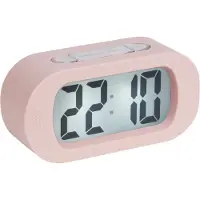 Karlsson Wekker Gummy Rubberized Light Pink 14 x 7 cm