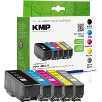 KMP 1633,4855 30ml 22ml 300pages noir, cyan, magenta, photo noire, jaune cartouche dencre printtechnik ag