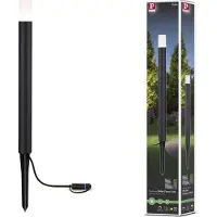 Paulmann Plug & Shine Flarea grondspies lamp 60 cm Flarea, dimbaar, zwart, metaal