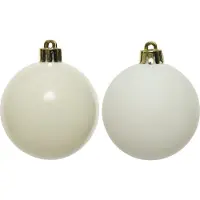 Kaemingk Kerstballen set | | Ø 10 cm | 4 stuks (Wit)