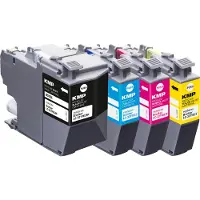 KMP Inktcartridge , vervangt Brother LC3219XL CMYK (LC-3219XL CMYK), tot 3000/1500 pagina's, multipack, CYMK