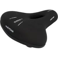 Fischer Fahrrad R.E.Med MEMORY FOAM Zadel Zwart