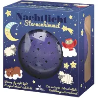 Moses nachtlamp sterrenhemel junior 14,5 cm donkerblauw