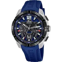 Lotus Chronograaf Vortex Quartzhorloge, horloge, herrenuur, dag, stopwatchfunctie, rubberen band