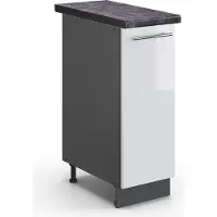 Vicco Fame-Line Apotheekkast – 30 cm, WB Antraciet Wit Hoogglans