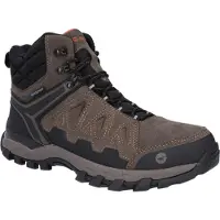 Hi-tec V-Lite Explorer WP Koe Suede Leren Heren Borstnut/Oranje Wandelschoenen