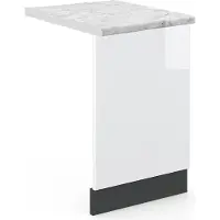 Vicco Fame-Line Frontpaneel – 45 cm, WB Marmer Wit Hoogglans