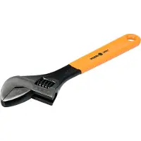 VOREL - Instelbare Sleutel - 450mm - Gumgreep - Roestbestendig