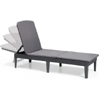Allibert by KETER "Jaipur" Wicker Ligbed - Verstelbaar