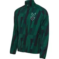 Hummel Sportsweatshirt spar / donkergroen / zwart / wit