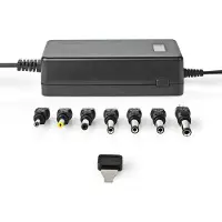 Nedis Universele voedingsadapter 5-24V / 1,5-3A / 36W met 7 verwisselbare pluggen / zwart - 1,8 meter