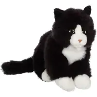 GIPSY TOYS - Mimiz Cat - 28 cm - Black & White