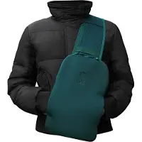 Snugbud Classic – bodywarmer rugzak met warmte kruik – Groen - Bruin