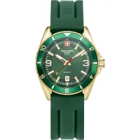 Swiss Alpine Military Horloge, 7034.1814 Sierra, Groen, (Zwitserse makelij)