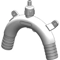 Trudesign Anti Siphon Elbow Zilver 25 mm