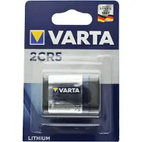 Varta 2CR5 fotolitiumbatterij, 6203, verpakking van 10 stuks