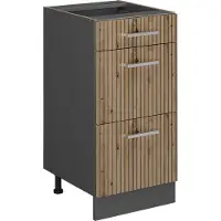 Vicco R-Line Keukenonderkast – 40 cm met laden, zonder werkblad Artisanaal eiken