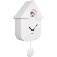 Karlsson Klok Modern Cuckoo ABS White 21,5 x 41 cm