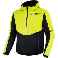 SHIMA Daybreaker Geel Zwart Motor Zip Hoodie Maat 2XL