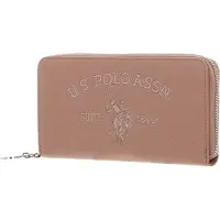 U.S. POLO ASSN. Portemonnee Breezy Zip Around Wallet Powder Oud roze