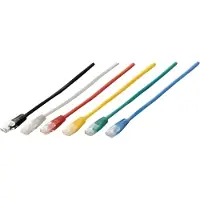 Equip Stevige UTP-netwerkkabel categorie 6 Equip 625450 Zwart 1 m