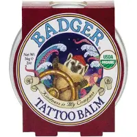 Badger Tattoo Balsam, hydraterende verzorging, kokosolie, Tamanu-olie. Artikelnummer: 720312