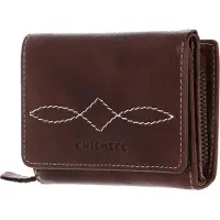 Chiemsee Leren Portemonnee Leather Wallet Brown Bruine